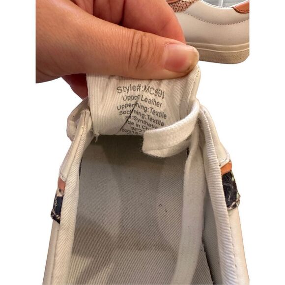 Madewell Paracord Sidewalk Low Top Snake Print Sneakers Size 7 - Picture 3 of 8